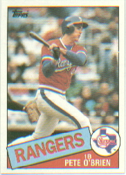 1985 Topps Baseball Cards      196     Pete O Brien